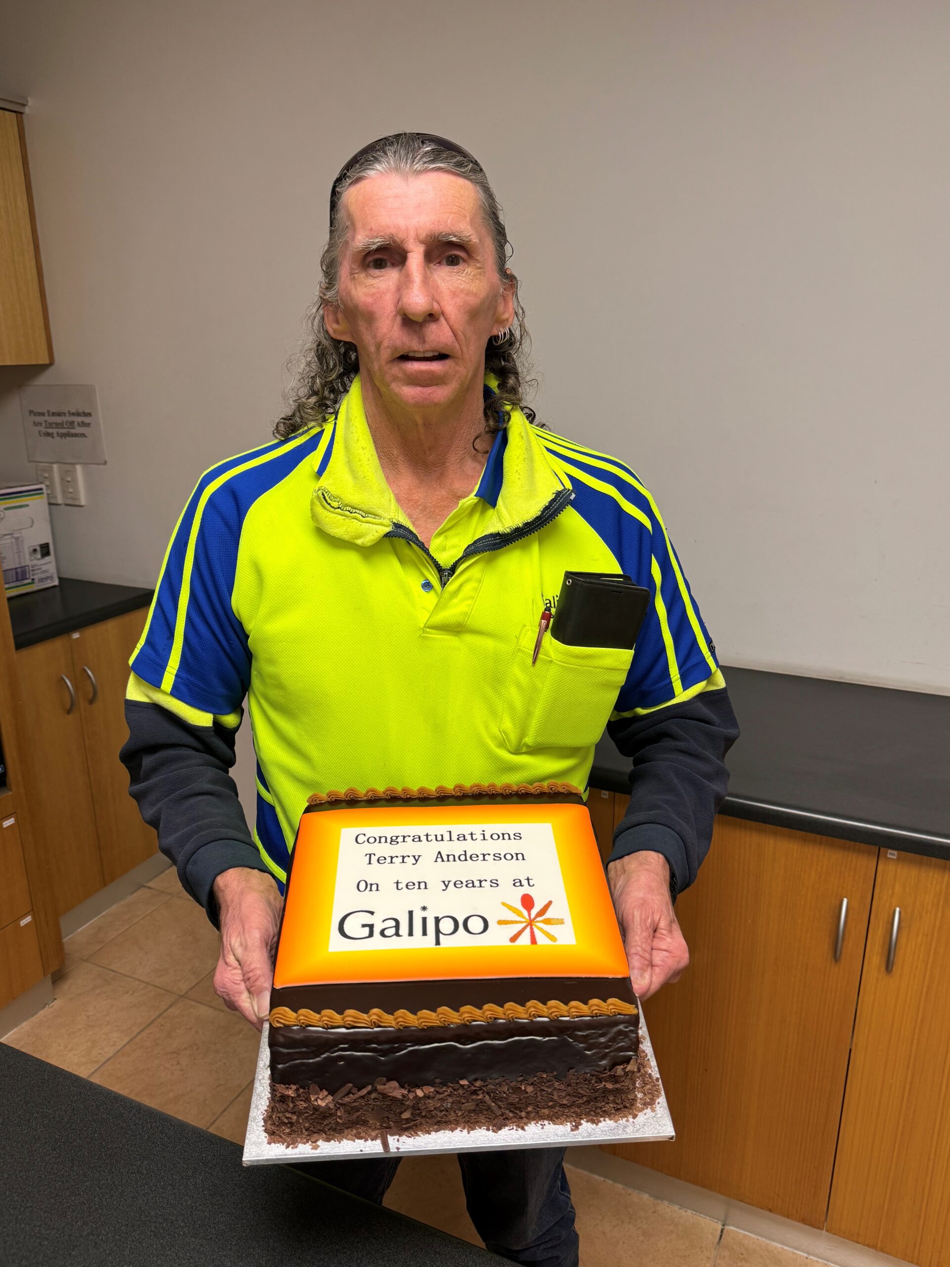 Terry with Cake