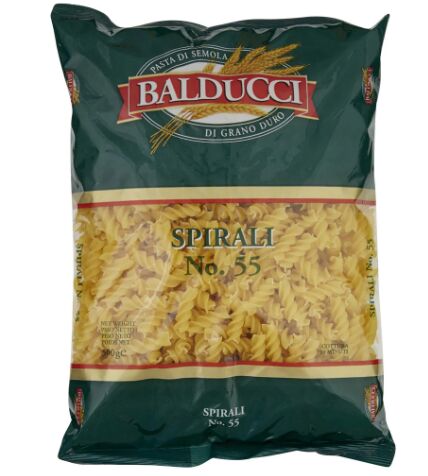 Pasta, Spirali #55 12x500gm Balducci (VG) (H)