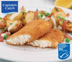 Whiting, Crunchy Crumbed 24x110gm Captains Catch (I)