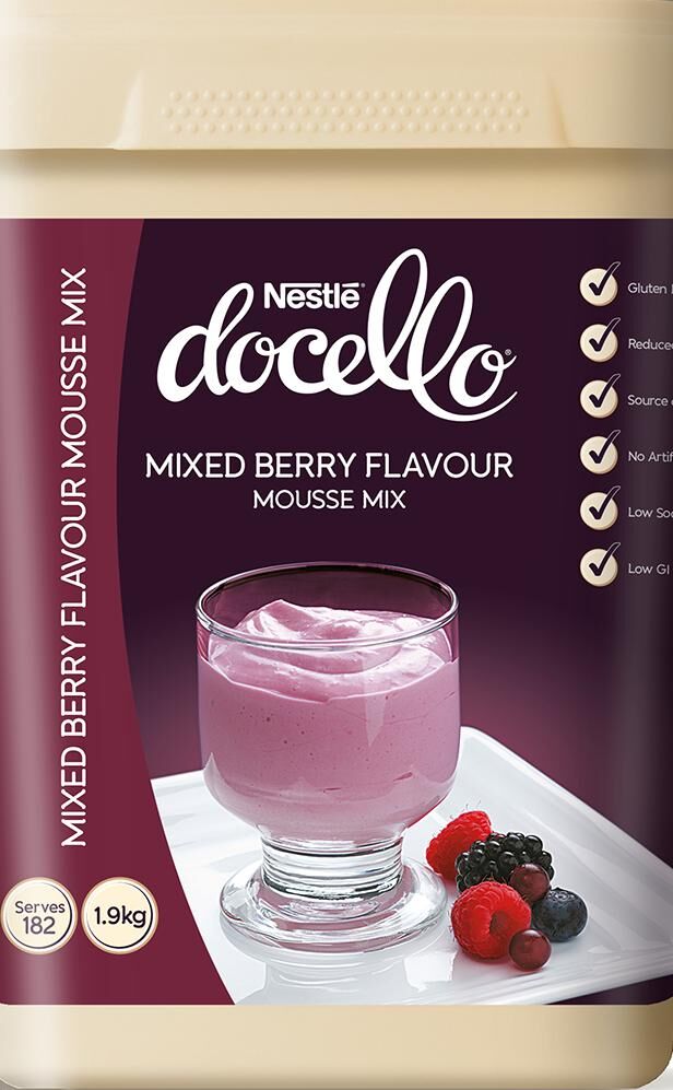 Mousse Powder, Mixed Berry 1.9Kg Nestle (GF)