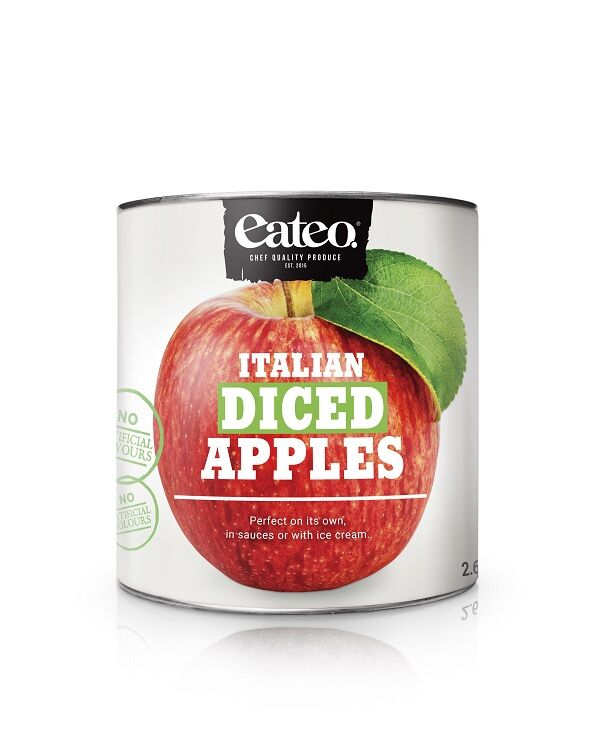 Apple, Diced Italian 2.6kg Eateo (VG) (GF)