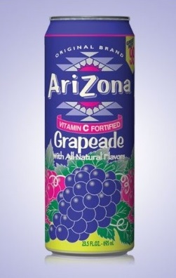 AriZona Soft Drink Grapeade