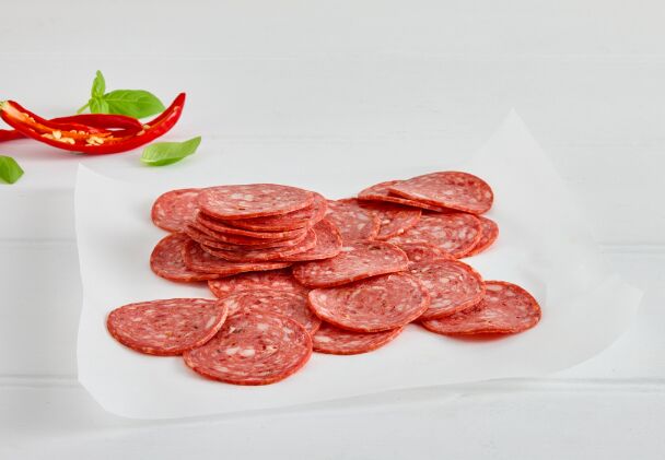 Salami, Pepperoni Sliced 2Kg Castellini Don KRC (GF) (101389)