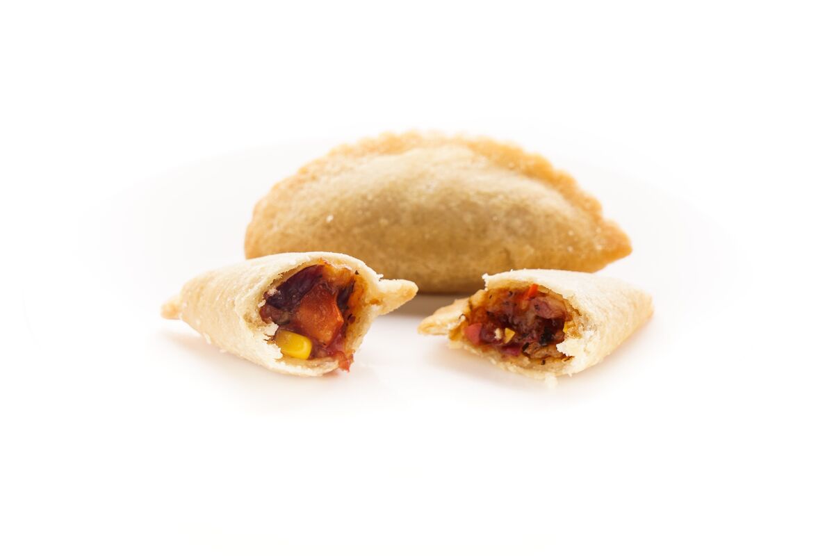 Empanada, Vegetarian (25) 1Kg Golden Fan (VEGAN) (VG) (H)