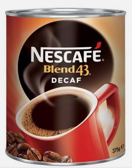 Coffee, Nescafe Decaf 375gm Can Nestle