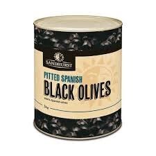 Olives, Black Pitted A10 Sandhurst