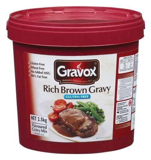 Gravy, Rich Brown Gluten Free 2.5Kg Gravox (GF)