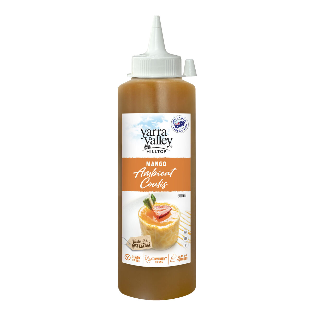 Dessert Sauce, Mango Coulis 500ml Yarra Valley