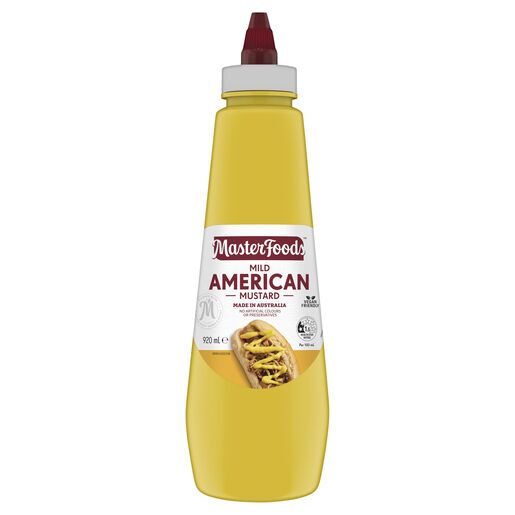 Mustard, American Squeezy 920ml Masterfoods