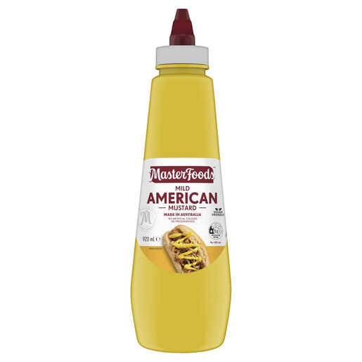 Mustard, American Squeezy 920ml Masterfoods