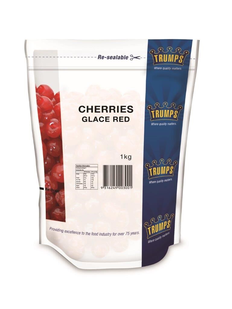 Cherries, Red Glace 1 Kg Trumps