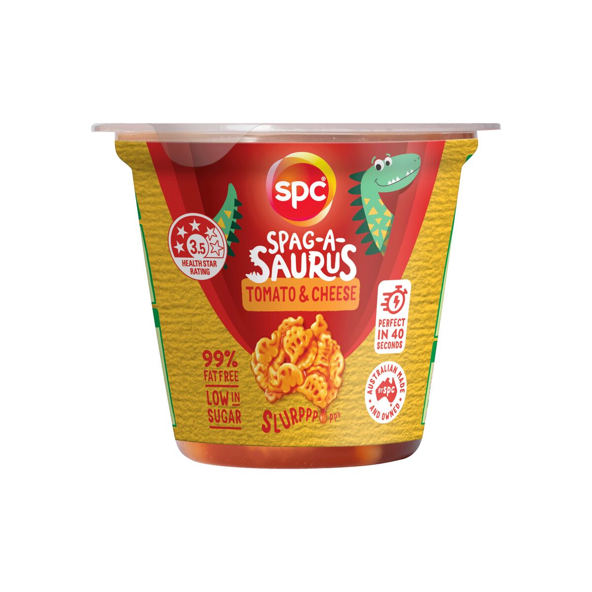 Spag-A-Saurus**Tomato & Cheese 10x175g SPC (H)