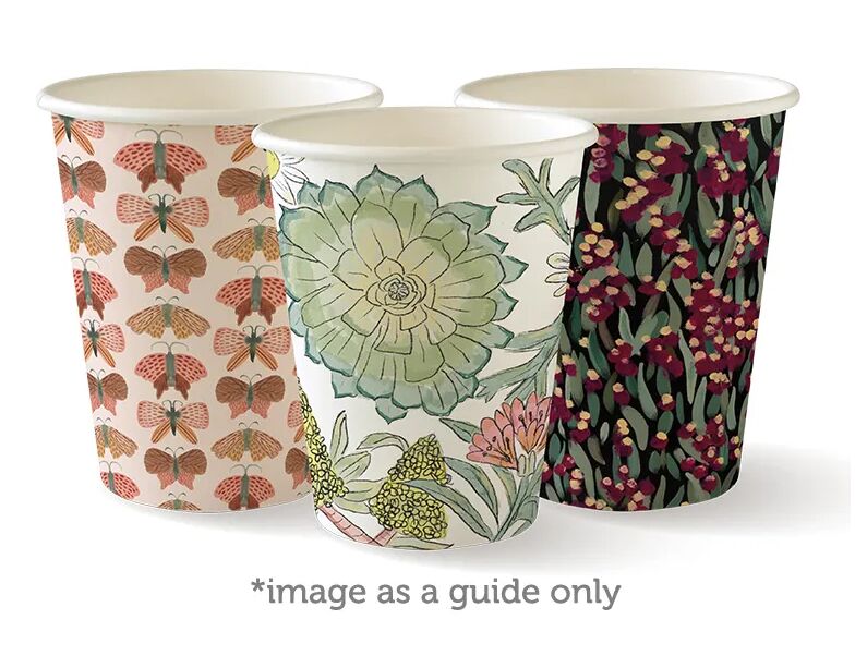 Cups** Coffee Single Wall Art Series 280ml BioCup (20X50) BioPak