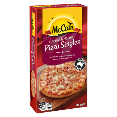 McCain Pizza Singles Cheese & Bacon