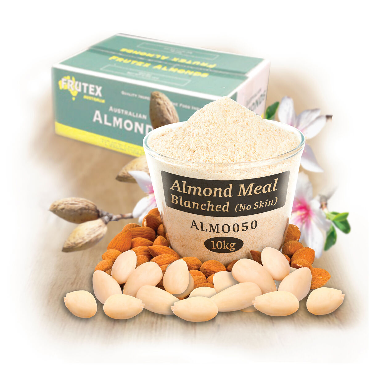Almond Meal**Blanched (No Skin) 10kg Frutex