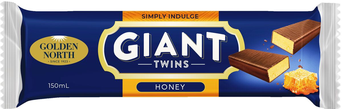 Ice Cream, Giant Twins Honey 24x150ml Golden North (GF)
