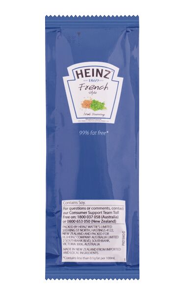 Dressing**French Portion Control Heinz 200x12ml