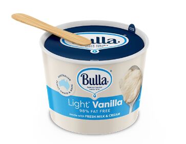 Ice Cream Cups, Low Fat Vanilla 36x100ml Bulla