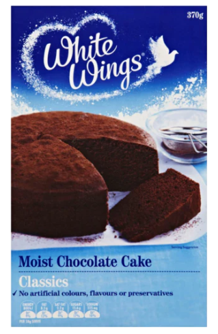 White Wings Cake Mix Moist Chocolate Cake