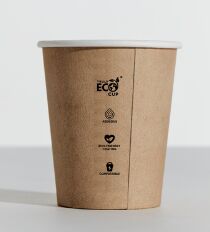 Cups, Coffee 8oz Single Wall KRAFT (50) Truly Eco