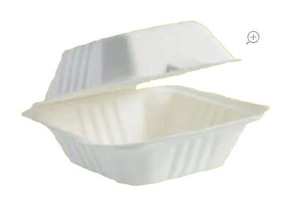 Royalpac Clamshell Container Burger 6x6