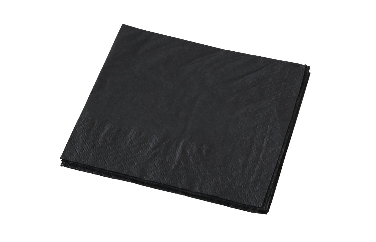 Anchor Packaging Napkin Cocktail Black 2-Ply