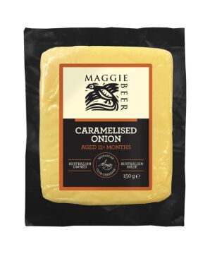 Cheese**Caramelised Onion Club Cheddar 6x150gm CTN Maggie Beer
