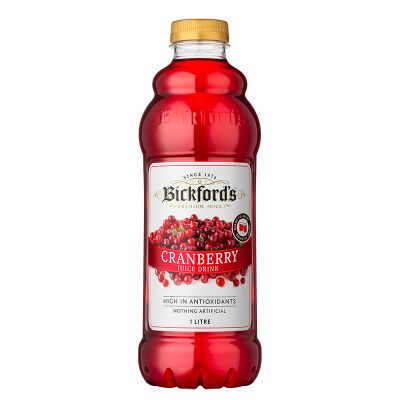 Juice**Cranberry Drink 6x1lt Bickfords (VG) (GF)