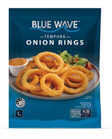 Onion Rings, Tempura 1kg Blue Wave