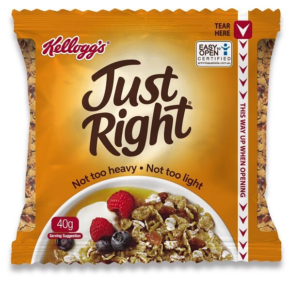 Cereal, Just Right HO PC Sachets 30x30gm Kelloggs (VG)