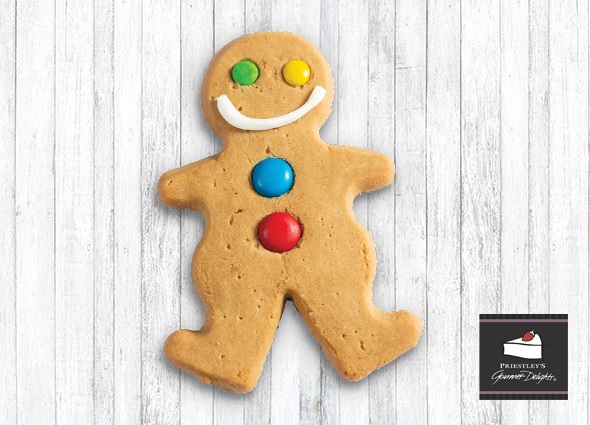 Priestley's Gourmet Delights Biscuits Gingerbread Man Grab & Go