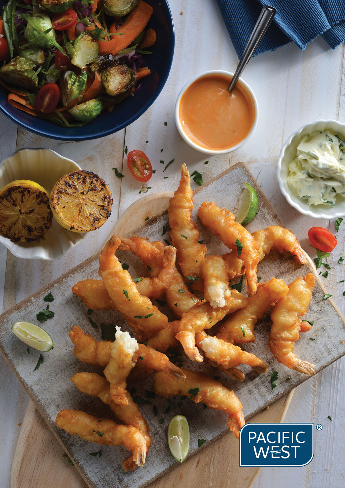 Prawn, Tempura 10/15 700gm packet Pacific West (I)