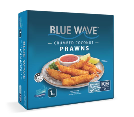 Blue Wave Prawns Crumbed Coconut