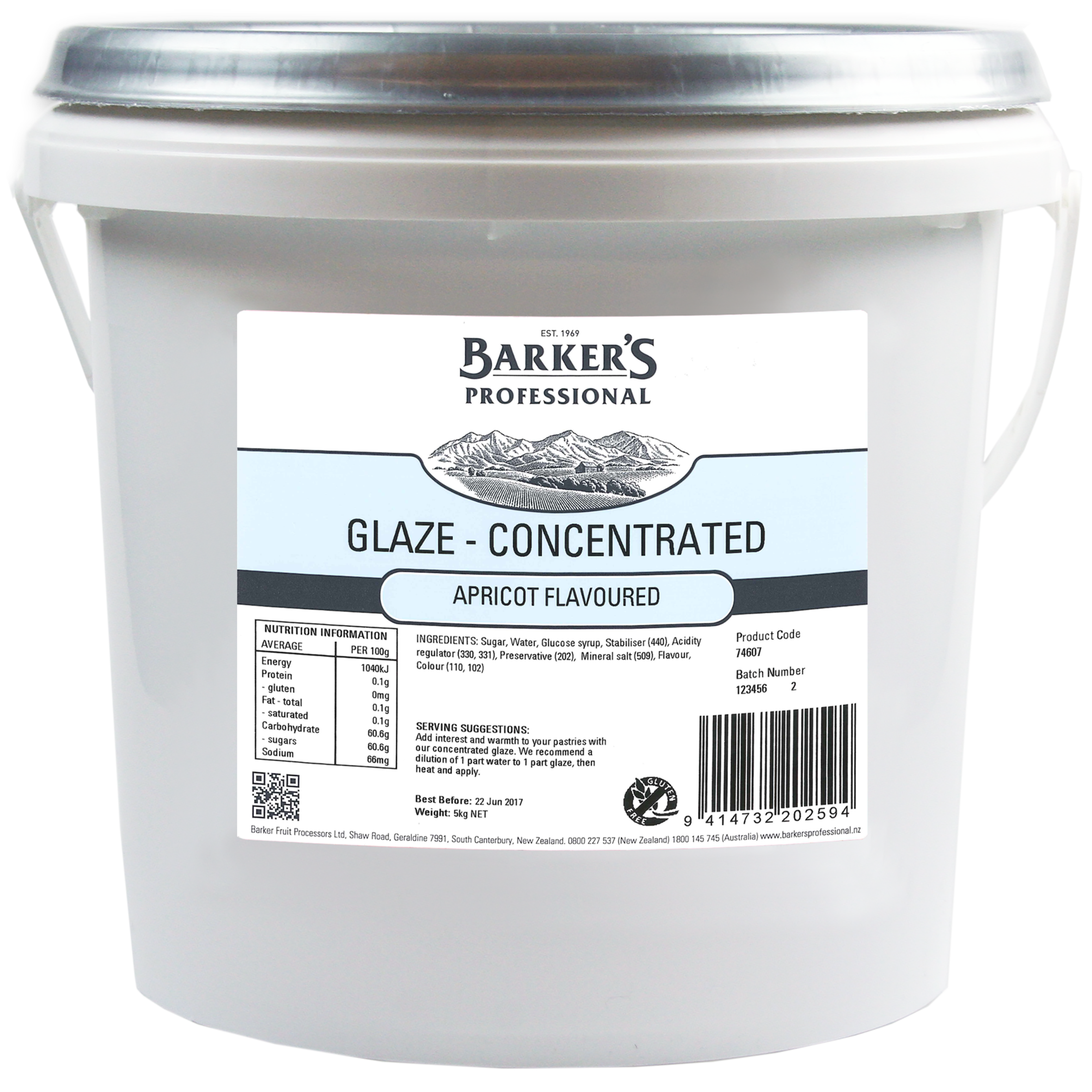 Barker's Professional Concentrated Apricot Glaze