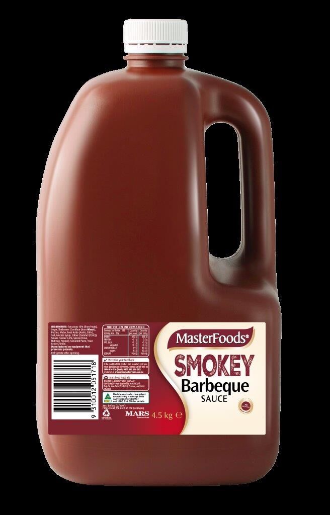Sauce, Smokey BBQ 4.5kg Masterfoods