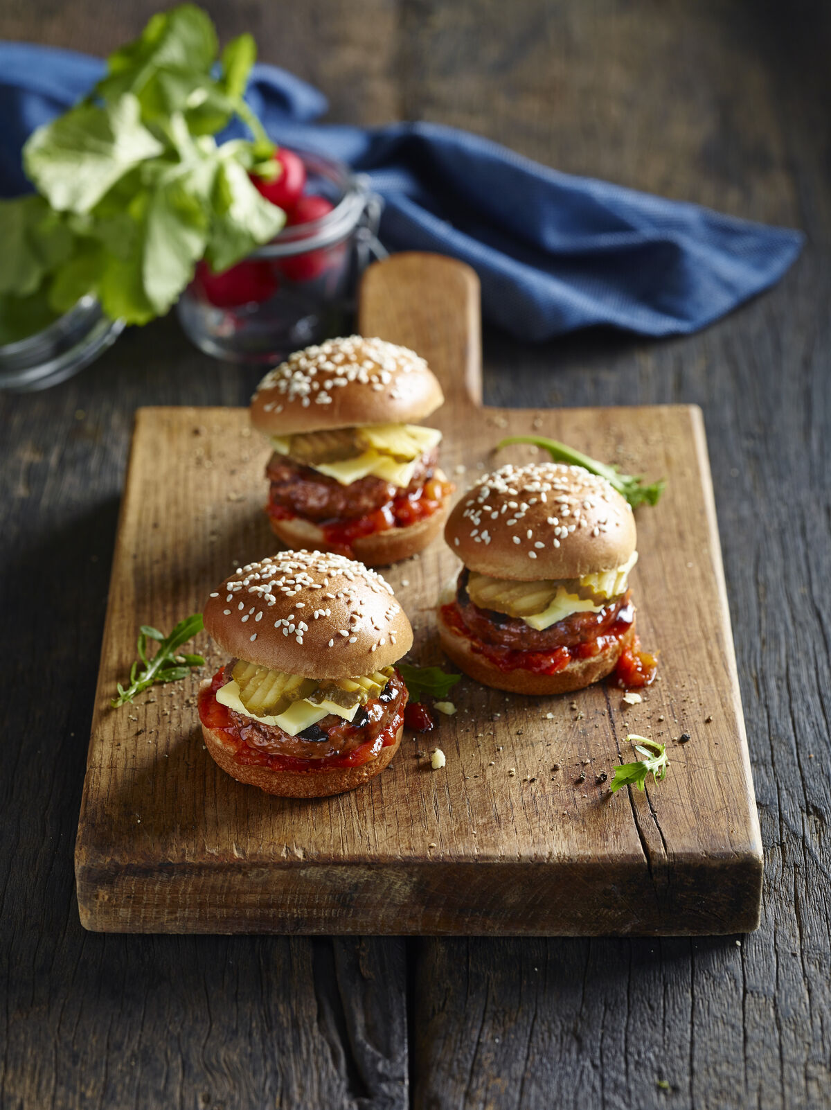 SB 9364, Burger Slider 2.5″ Seeded 144x30gm Speedibake (VG) (H)