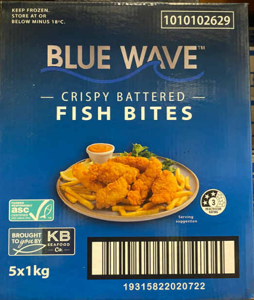 Blue Wave Crispy Battered Fish Bites