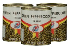 A & T Green Peppercorns in Brine