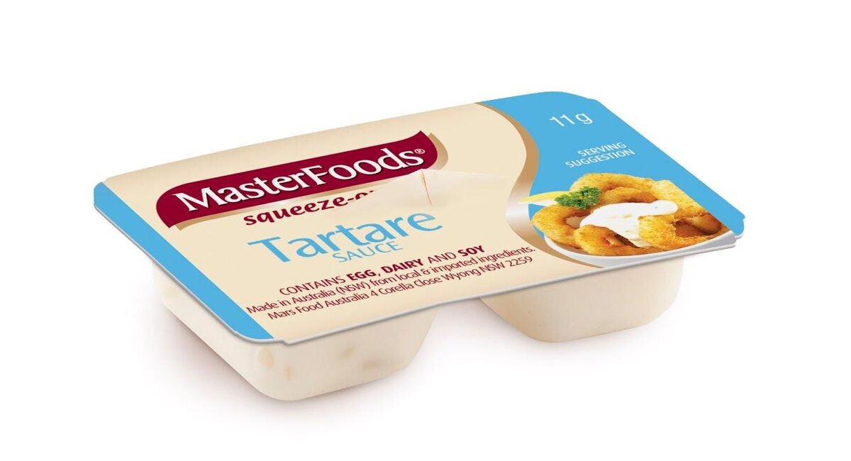 Sauce, Tartare Squeeze On Portion Control (100x11g) Masterfoods