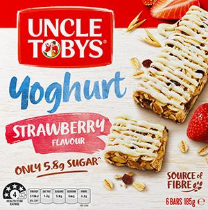 Uncle Tobys Muesli Bar Yoghurt Strawberry