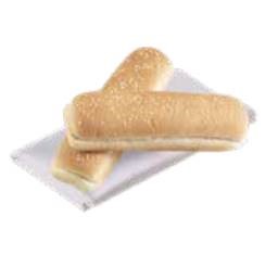 Tip Top Hot Dog Rolls Seeded Side Cut