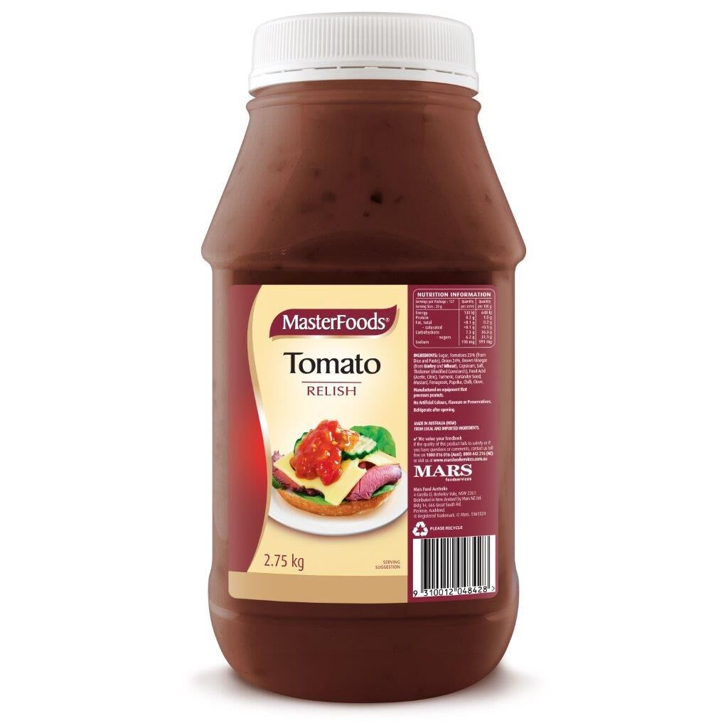 Relish, Tomato 2.7kg Masterfoods