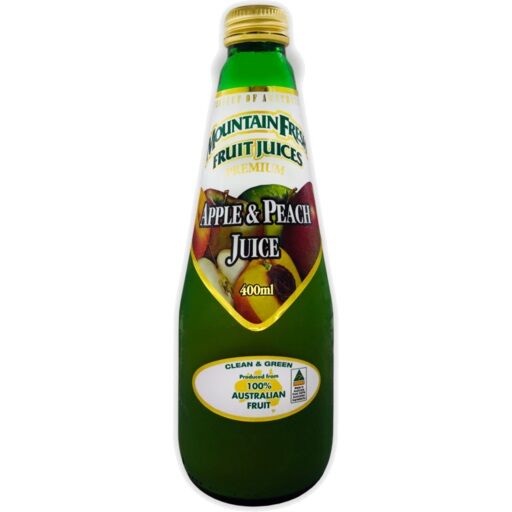 Mountain Fresh, Apple and Peach 12x400ml Juice