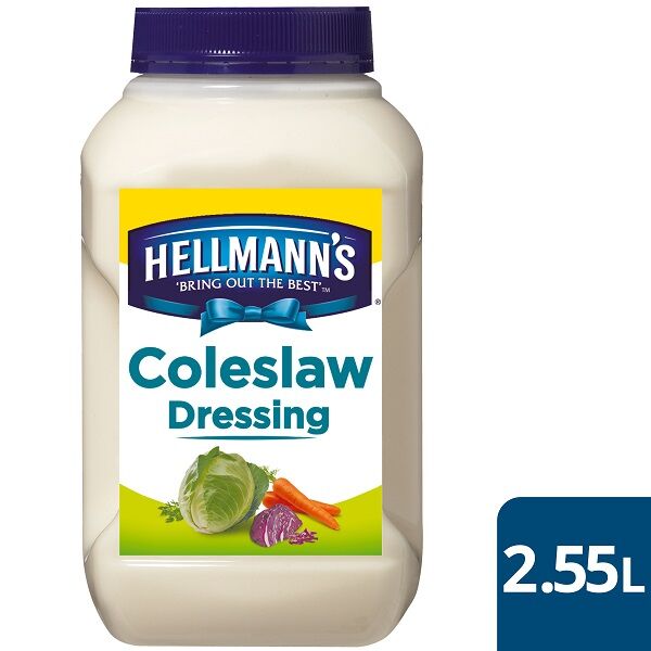 Dressing, Coleslaw 2.55Kg Hellmanns Gluten Free (H) (GF)