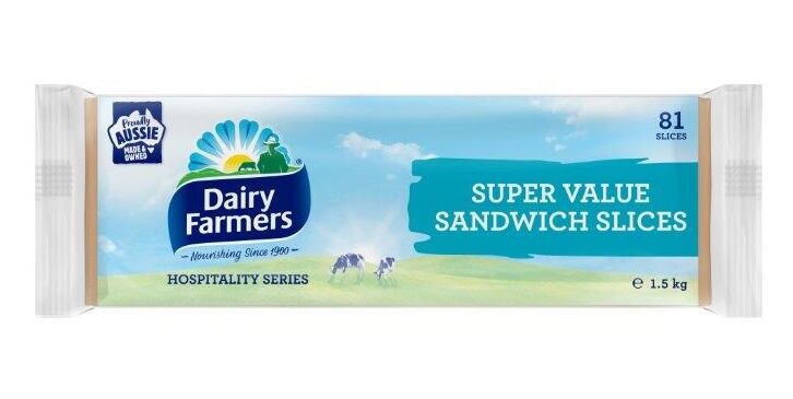 Cheese**Sliced Super Value (81) Dairymont/Dairy Farmers 1.5kg (H)