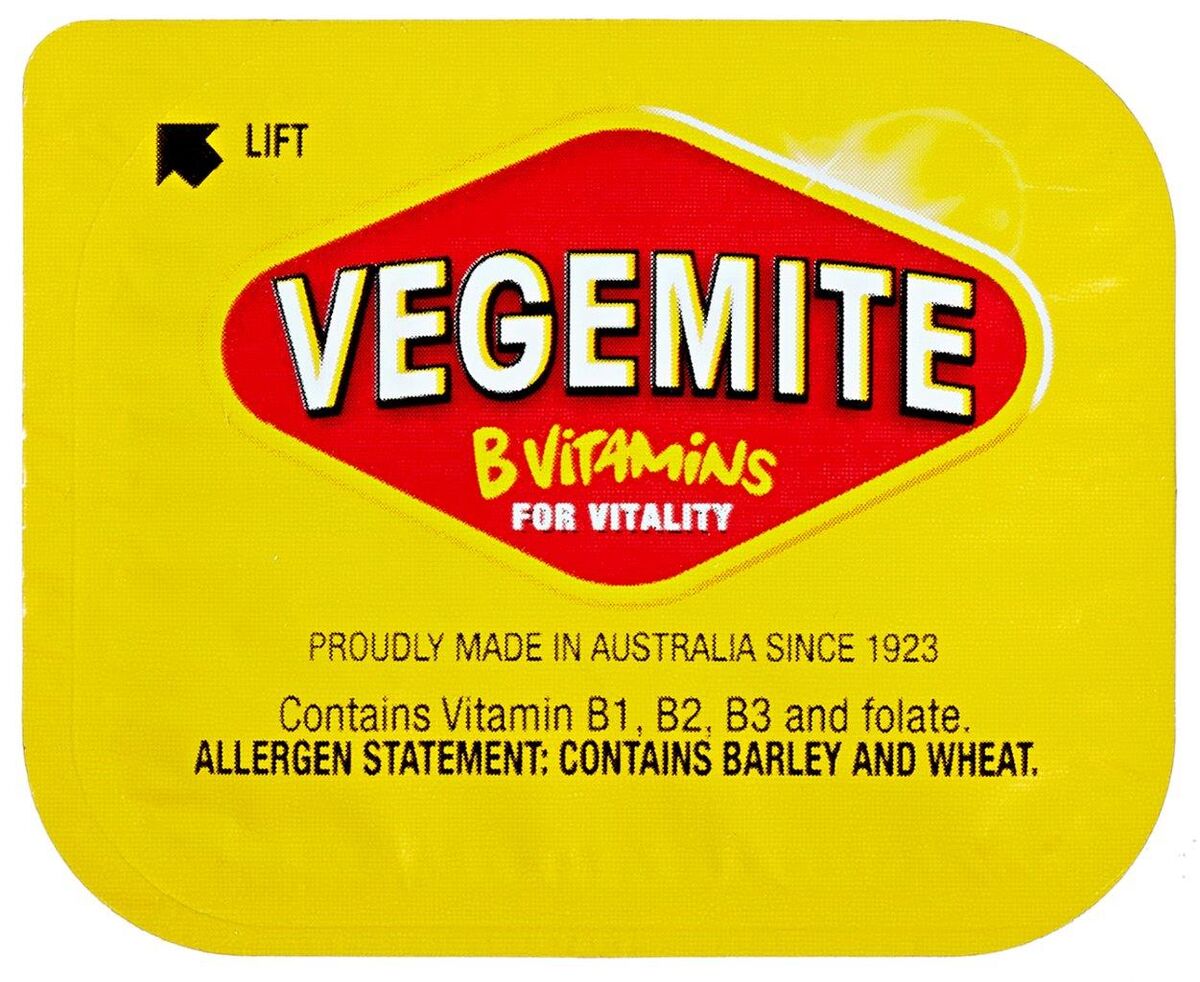 Vegemite, Portion Control 90×4.8gm Tray ONE SERVE (VG) (H)