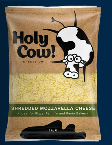 Cheese, Shredded Mozzarella Holy Cow 2x6Kg Carton