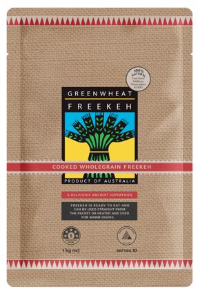 Freekeh, Cooked Wholegrain 1Kg Greenwheat (VG)