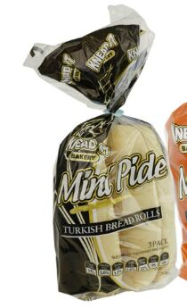 Bread Roll**Mini Pide Turkish 30x130g Knead It (H) (VG)