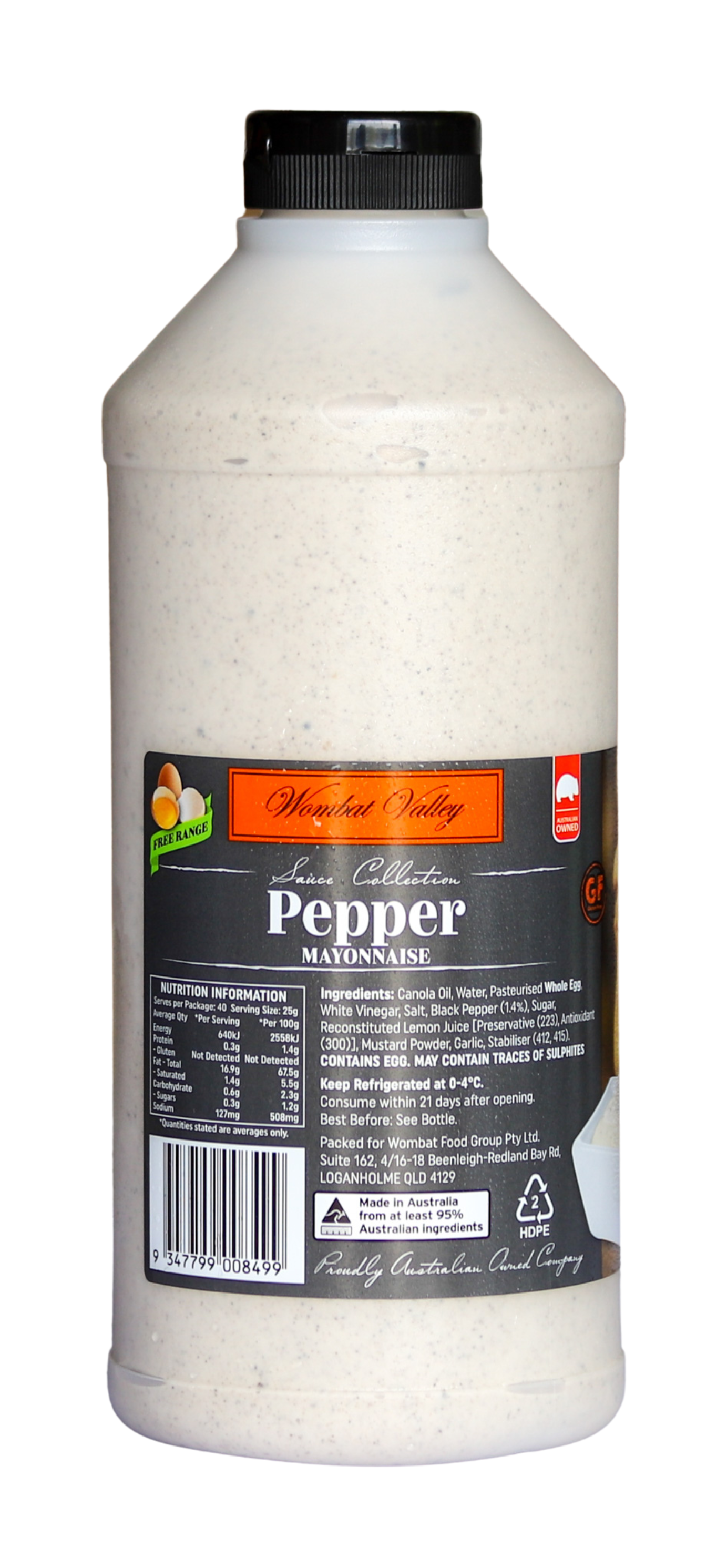 Wombat Valley Pepper Mayonnaise